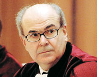 Vassilios Skourisis, President of the Court of Justice