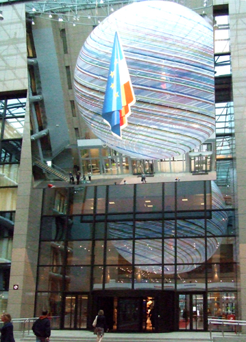 Entrance to the atrium of the European Council