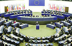 A session of the European Parliament