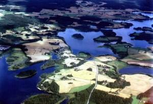 Finland has been called the Land of a Thousand Lakes - but there are many more than 1000!