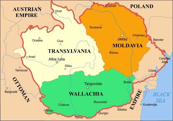 Transylvania, Wallachia and Moldavia