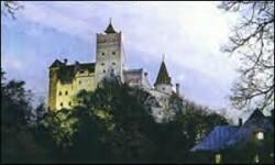 Bran Castle, near Braşov - popularly known as Dracula's castle, one of several associated with Vlad Ţepeş ("the Impaler"), the mid 15th century ruler of Wallachia.