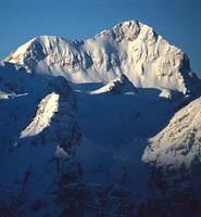 Triglav is the highest mountain in Slovenia.